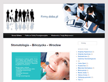 Tablet Screenshot of firmy.doba.pl