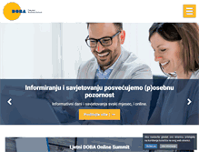 Tablet Screenshot of doba.hr