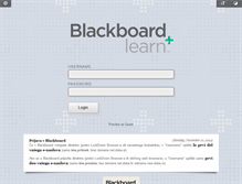 Tablet Screenshot of blackboard.doba.si